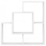 Полка декоративная Fabrik Home Tetris 10 (800x800x220) Белый ясень