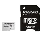 .64GB MicroSD (Class 10) UHS-I (U1),+SD adapter, Transcend 