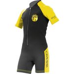Accesoriu pentru înot Cressi-Sub LITTLE SHARK JR SHORTY WETSUIT S/L black/yellow 2mm Y 7/8 (XDG003205)