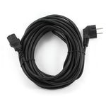 Power Cord PC-220V 10.0m Euro Plug, with VDE approval, Cablexpert, PC-186-VDE-10M