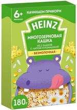 Каша HEINZ Я ПРОБУЮ 3 Злака, Липа, Ромашка (6 месяцев) 180г