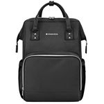 Сумка для мам Kikka Boo 31108020111 Geanta pentru carucior Siena 2025 Black Silver