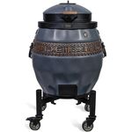 Казан Amphora Tandoors Tandoor izolat Sarmat cu capac rabatabil, gri (CG00768)
