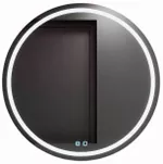 Зеркало для ванной Bayro Elipso круглое 900x900 LED touch c подогревом