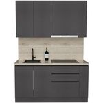 Mobilă pentru bucatarie ArtFlame GOLA Storm Grey (1.6 m.l.)