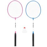 Echipament pentru badminton Nils 13607 Palete badminton (2buc) + fluturas NRZ001 (14-20-365)
