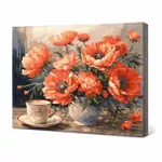 Картина по номерам Ideyka KHO3263 40x50cm Eco, Buchet cu maci