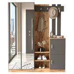 Mobilă pentru antreu Trendy DD8-AA, 147x179x37cm (GTR001399)