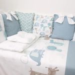 Lenjerie de pat pentru copii PernaMea Set lenjerie 8 piese Perne Dinno (PM.101650/5)