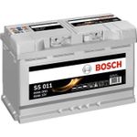Автомобильный аккумулятор Bosch S5 12V 85Ah 800EN 315x175x190 -/+ (0092S50110)