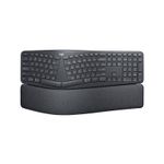 Wireless Keyboard Logitech ERGO K860, Curved keyframe, Split layout, Wrist rest, Tilt legs, 2.4/BT