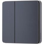 Выключатель электрический Aqara Z1 PRO - 1 клавиши (с нулём и без) квадратный подрозетник, чёрный (ZNQBKG42LM)