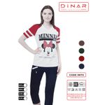 Женская футболка с брюками 3 четверти (2XL-5XL)