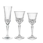 Veselă pentru băuturi RCR 38884 Набор 18ед Adagio: бокалы 6x180ml, 6x220ml, 6x280ml