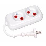 Удлинитель электрический Horoz 200.203.203 2loc 3M 2*0.75