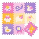 Covoraș de joacă Essa HK006 Covoraș-puzzle educativ Animale, 9elem