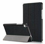 Tablet Case Book PU Leather for Lenovo Tab M8, Black