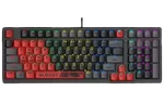 Tastatură Gaming Bloody S98 Sports, Negru / Roșu