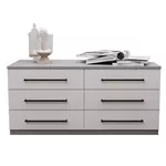 Comodă Bayro Serenity 1200x560x450 серый асфальт фасад серый