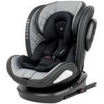 Scaun auto Kikka Boo 31002070088 cu isofix Stark Light Grey, 0-36 kg