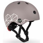 Cască de protecție Scoot&Ride 96563 Brownlines (cu sistem de reglare), XXS-S, 1+ ani