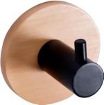 Cârlig baie Bisk 08041 rotund cu 1 cirlig din bambus