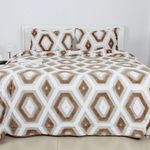 Домашний текстиль Relaxe Home 024554 Cuvertura TEP BOHO 220x240cm, Beige