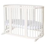 Pătuț Ingvart 1729001 9in1 Smart Bed Rotund Milky (transformabil), 72x72x120cm