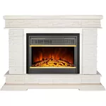 Șemineu electric ArtFlame Stone ivory & Mars