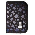 Школьный пенал St.RIGHT 52878 Penar 21x14x3.5cm Black Cats, textil, cu 2 buzunare