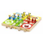 Joc educativ de masă misc 8001 Joc de masa LUDO din lemn 50064