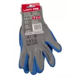 Îmbrăcăminte de lucru Lahti Pro 7502858 Mănuşi vampirki cu protecţie latex, alb-albastre, L (12per-BL), L210509K