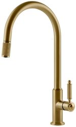 Смеситель кухонный Gessi 60622-716 Venti20 Gold Brushed PVD