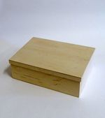 Фанерный ящик с 4 отделениями 8x17x23.5см