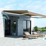 Umbră pentru grădină Hydro S 9001997, retractabila electrica Capucinno