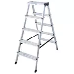 Scară Lider-Tech AD0405A Scara dubla aluminum, 2x5 trepte, H=1.11m, sarcina max.150kg