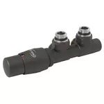 Accesoriu sisteme de încălzire Gorgiel Podwojny (06) 2207011104 Dark graphit matt, robinet