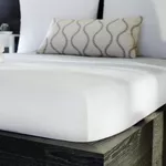 Husa pentru saltea Ibena 6028/010 (Vita) Matratzenschutz Spannbezug 180x200 White