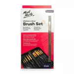 Set de creație Mont Marte BMHS0068 Set pensule acuarela in penar Signature, 11buc