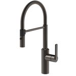 Смеситель кухонный Gessi 60960-707 Black Metal Br PVD