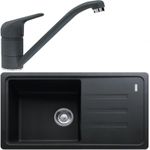 Мойка кухонная со смесителем Franke 114.0660.908 BSG 611-78 S + Novara Plus Negru