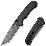 Cuțit turistic Civivi C19059C-DS1 Brazen, G10 carbon fiber, Button Lock