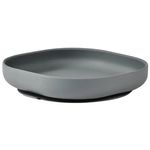 Посуда для кормления Beaba B913550 Farfurie silicon cu ventuza Mineral Grey