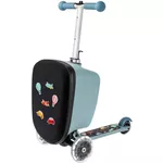 Trotinetă Micro ML0045 Trotineta Luggage Junior Patch&Play Frosty Blue Limited Edition