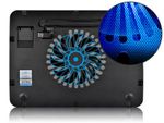Notebook Cooling Pad Deepcool WIND PAL MINI, up to 15.6', 1x140mm Blue LED,  Adjustable height
