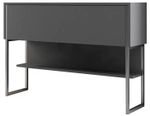 Masă Trendy Luxe, ArgintAntracit, 120x80x30cm (GTR005831)