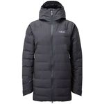 Îmbrăcăminte sport Rab Scurta dame Valiance Parka Steel 08 (QDB-05-ST-08)