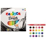 Instrumente de scris Carioca 42968 Set carioci Super Brush 20 buc