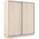 Dulap Mobildor-Lux Fox uși glisante din PAL (180x60x230H cm) Sonoma