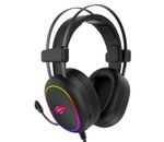 Gaming Headset Havit H2016d, 50mm driver, 20-20kHz, 32 Ohm, 108dB, 2.0m, 3.5mm+USB, RGB, Black